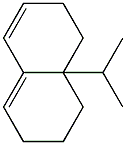 3,4,4a,5,6,7-Hexahydro-4a-isopropylnaphthalene 结构式