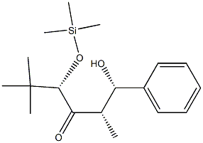 [1S,2S,4S,(-)]-1-Hydroxy-2,5,5-trimethyl-4-trimethylsiloxy-1-phenyl-3-hexanone 结构式