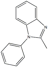 1-Phenyl-2-methyl-1H-benzimidazole 结构式