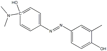 4'-(Dimethylamino)-3-methylazobenzene-4-ol 结构式