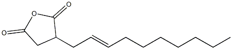 2-(2-Decenyl)succinic anhydride 结构式