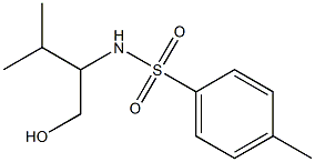 3-Methyl-2-[(4-methylphenylsulfonyl)amino]-1-butanol 结构式