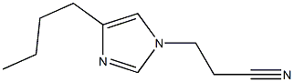 4-Butyl-1-(2-cyanoethyl)-1H-imidazole 结构式