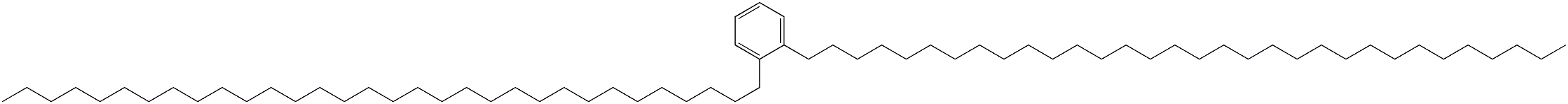 1,2-Di(dotriacontan-1-yl)benzene 结构式
