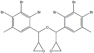 2,3,4-Tribromo-5-methylphenylglycidyl ether 结构式
