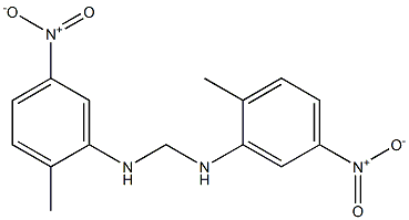 N,N'-Bis(2-methyl-5-nitrophenyl)methanediamine 结构式