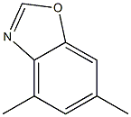 4,6-Dimethylbenzoxazole 结构式