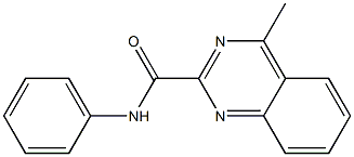 N-Phenyl-4-methylquinazoline-2-carboxamide 结构式