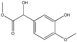 (-)-3-Hydroxy-4-methoxy-D-mandelic acid methyl ester 结构式