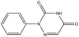 2-[Phenyl]-1,2,4-triazine-3,5(2H,4H)-dione 结构式