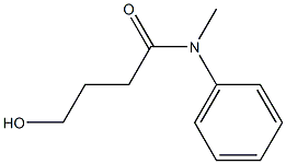 4-Hydroxy-N-methyl-N-phenylbutyramide 结构式
