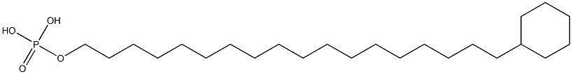 Phosphoric acid hydrogen cyclohexyloctadecyl ester 结构式