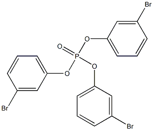Phosphoric acid tris(3-bromophenyl) ester 结构式