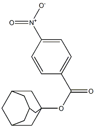 1-(4-Nitrobenzoyloxy)adamantane 结构式