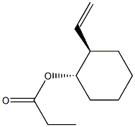 (1S,2R)-2-Vinylcyclohexanol propionate 结构式