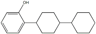 2-(4-Cyclohexylcyclohexyl)phenol 结构式