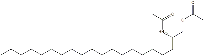 (-)-N-[(S)-1-(Acetyloxymethyl)nonadecyl]acetamide 结构式