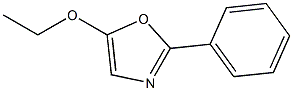 5-Ethoxy-2-phenyloxazole 结构式