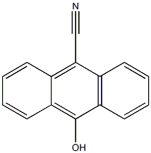 10-Hydroxyanthracene-9-carbonitrile 结构式