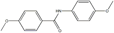 N-(4-Methoxyphenyl)-4-methoxybenzamide 结构式