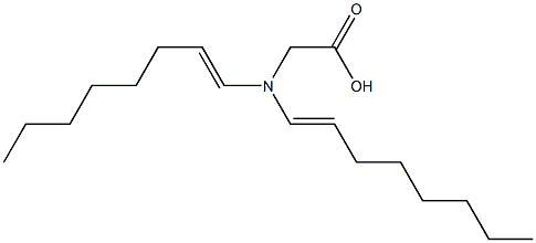 N,N-Di(1-octenyl)glycine 结构式