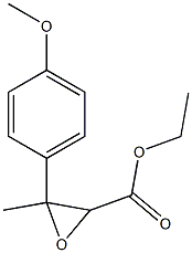 2-(p-Methoxyphenyl)-2-methyloxirane-3-carboxylic acid ethyl ester 结构式