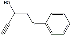 4-Phenoxy-1-butyn-3-ol 结构式