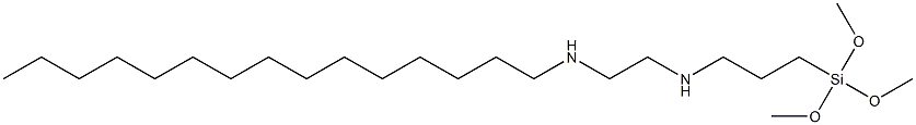 3-(Trimethoxysilyl)-N-[2-(pentadecylamino)ethyl]propan-1-amine 结构式