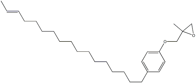 4-(15-Heptadecenyl)phenyl 2-methylglycidyl ether 结构式