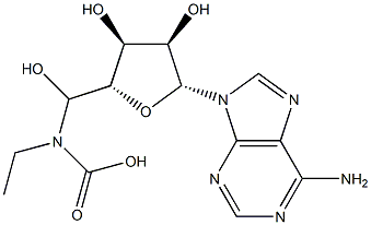 5'-(N-Ethyl-N-carboxyamino)adenosine 结构式