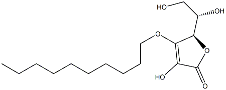 3-O-Decyl-L-ascorbic acid 结构式