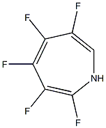 2,3,4,5,6-Pentafluoro-1H-azepine 结构式