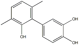 3',6'-Dimethyl-1,1'-biphenyl-2',3,4-triol 结构式