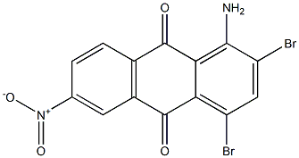 1-Amino-2,4-dibromo-6-nitroanthraquinone 结构式