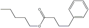 4-Phenylbutanoic acid pentyl ester 结构式