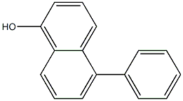 5-Phenyl-1-naphthol 结构式