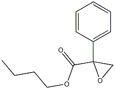 2-Phenyloxirane-2-carboxylic acid butyl ester 结构式