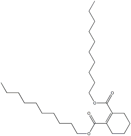 1-Cyclohexene-1,2-dicarboxylic acid didecyl ester 结构式
