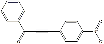 1-Phenyl-3-(4-nitrophenyl)-2-propyne-1-one 结构式