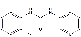 N-(2,6-Dimethylphenyl)-N'-(3-pyridyl)urea 结构式