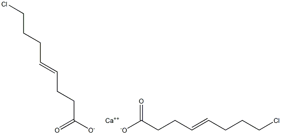 Bis(8-chloro-4-octenoic acid)calcium salt 结构式
