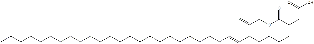 3-(6-Triacontenyl)succinic acid 1-hydrogen 4-allyl ester 结构式