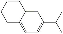 1,2,3,4,4a,5-Hexahydro-6-isopropylnaphthalene 结构式