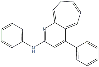 N,4-Diphenyl-8H-cyclohepta[b]pyridin-2-amine 结构式