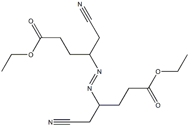 4,4'-Azobis(5-cyanovaleric acid)diethyl ester 结构式