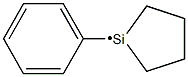 1-Phenyl-1-silacyclopentan-1-ylradical 结构式