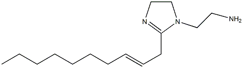 1-(2-Aminoethyl)-2-(2-decenyl)-2-imidazoline 结构式