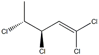 (3R,4R)-1,1,3,4-Tetrachloro-1-pentene 结构式