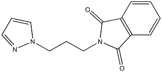 2-[3-(1H-Pyrazol-1-yl)propyl]-2H-isoindole-1,3-dione 结构式