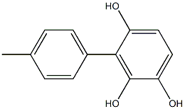 3-(4-Methylphenyl)benzene-1,2,4-triol 结构式